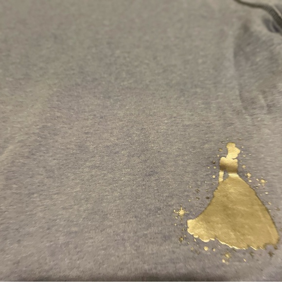 Disney Store Cinderella Zip Up Hoodie in Light Blue Women’s Size Medium - Picture 4 of 5